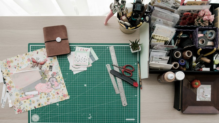 Craft materials and tools