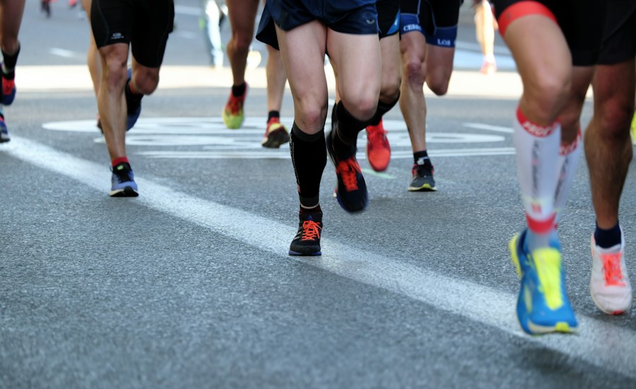 Runners in a race